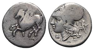 Corinth, c. 375-300 BC. AR Stater (20mm, ... 