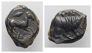 Sicily, Panormos as Ziz, c. 317-280 BC. Æ ... 