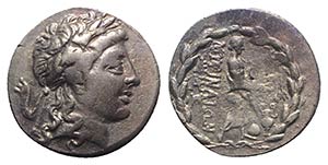Aeolis, Myrina, c. 155-145 BC. AR Drachm ... 