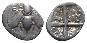 Ionia, Ephesos, c. 500-420 BC. AR Hemidrachm ... 