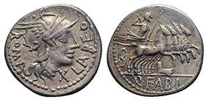 Q. Fabius Labeo, Rome, 124 BC. AR Denarius ... 