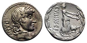 C. Vibius C.f. Pansa, Rome, 90 BC. AR ... 
