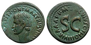 Augustus (27 BC-AD 14). Æ As (28mm, 11.40g, ... 