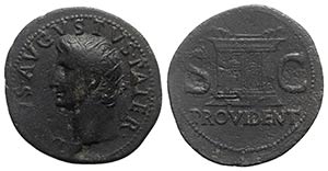 Divus Augustus (died AD 14). Æ As (32mm, ... 