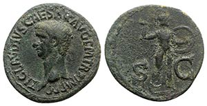 Claudius (41-54). Æ As (31mm, 11.00g, 6h). ... 