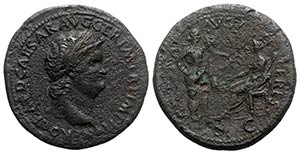 Nero (54-68). Æ Sestertius (37mm, 25.18g, ... 
