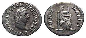 Vitellius (AD 69). AR Denarius (19.5mm, ... 