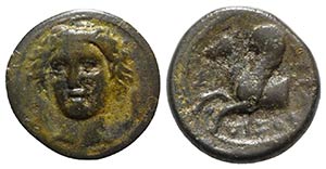 Sicily, Syracuse, 344-317 BC. Æ (13mm, ... 