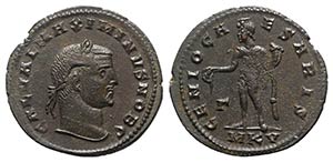 Maximinus II (Caesar, 305-309). Æ Follis ... 