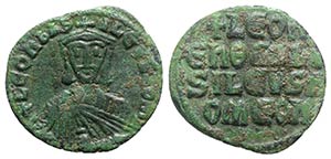 Leo VI (886-912). Æ 40 Nummi (25mm, 4.70g, ... 