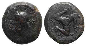 Sicily, Syracuse, c. 339/8-334 BC. Æ Hexas ... 