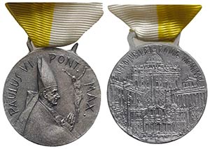 Papal, Paolo VI (1963-1978). AR Medal 1975 ... 