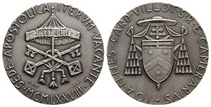 Papal, II Sede Vacante 1978. AR Medal (40mm, ... 