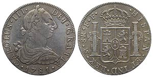 Mexico, Carlos III (1759-1788). AR 8 Reales ... 