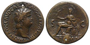 Nero (54-68). Æ Sestertius (34mm, 25.00g, ... 