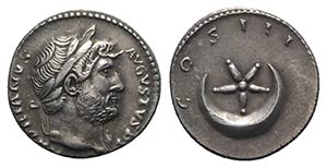 Hadrian (117-138). Fake Denarius (16mm, ... 
