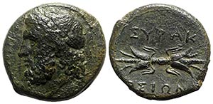 Sicily, Syracuse, c. 289-287 BC. Æ (23mm, ... 