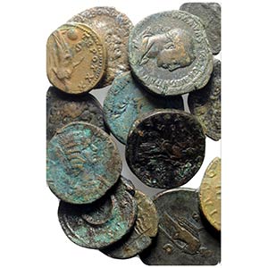 Lot of 20 Roman Imperial Æ Sestertii and ... 