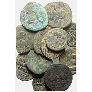 Lot of 15 Byzantine Æ coins, to be catalog. ... 