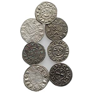 Lot of 7 Crusader/Medieval BI coins, to be ... 