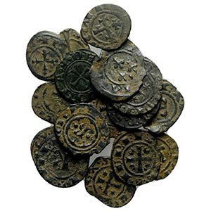 South Italy, lot of 15 Medieval BI coins, to ... 