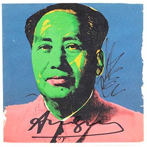 Andy Warhol - Mao Invitation card , 1972Mao ... 