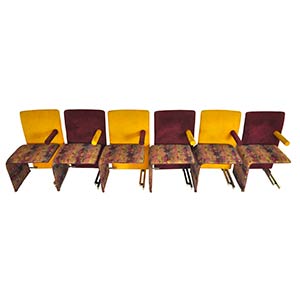 Set of 6 Point chairs by Maurizio ... 