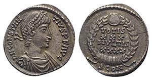 Constantius II (337-361). AR Siliqua (18mm, ... 