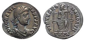 Gratian (367-383). AR Siliqua (17mm, 1.54g, ... 