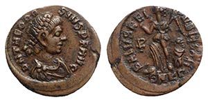 Theodosius I (379-395). Æ (13mm, 1.03g, ... 