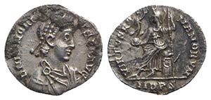 Honorius (393-423). AR Siliqua (16mm, 1.96g, ... 