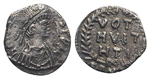 Justinian I (527-565). AR Siliqua (14mm, ... 