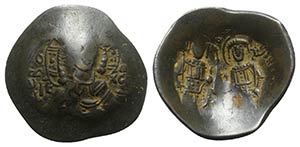 Alexius III (1195-1204). BI Aspron Trachy ... 