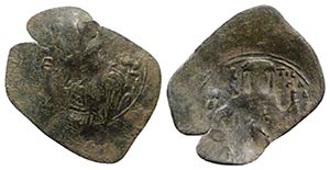 Michael VIII (1261-1282). Æ Trachy (28mm, ... 