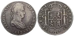Bolivia, Ferdinand VII (1808-1833). AR 8 ... 