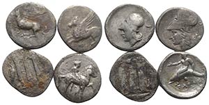 Lot of 4 Greek AR Staters/Nomoi, including ... 