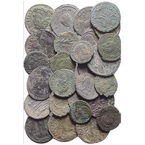 Lot of 27 Late Roman Æ coins, to be ... 
