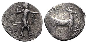 Bruttium, Kaulonia, c. 400-389/8 BC. AR ... 