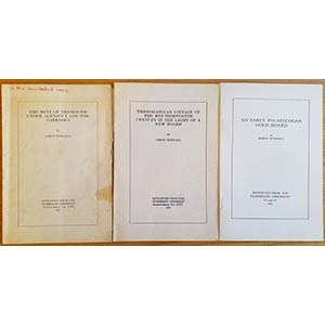Bendall S., lot of 3 articles/offprints: 1) ... 