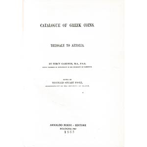 BMC Volume VII: Thessaly to Aetolia. A ... 