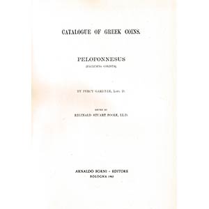 BMC Volume X: Peloponnesus. A Catalogue of ... 