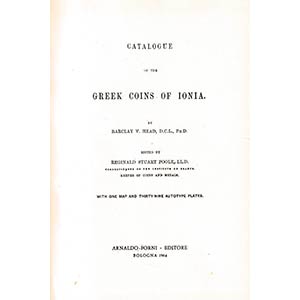 BMC Volume XVI: Ionia. A Catalogue of The ... 