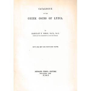 BMC Volume XXII: Lydia. A Catalogue of The ... 