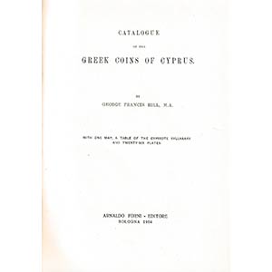 BMC Volume XXIV: Cyprus. A Catalogue of The ... 