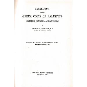 BMC Volume XXVII: Palestine. A Catalogue of ... 