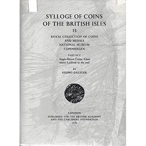 Galster G., Sylloge of Coins of the British ... 