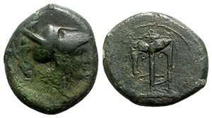 Sicily, Ameselon, c. 340-330 BC. Æ ... 