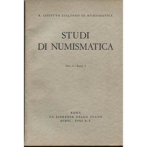 A.A.V.V. – Studi di Numismatica. Vol. I, ... 