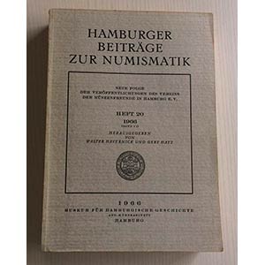 AA.VV. Hamburger Beitrage zur Numismatik. ... 