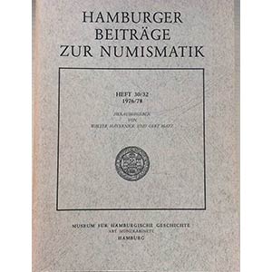 AA.VV. Hamburger Beitrage zur Numismatik. ... 